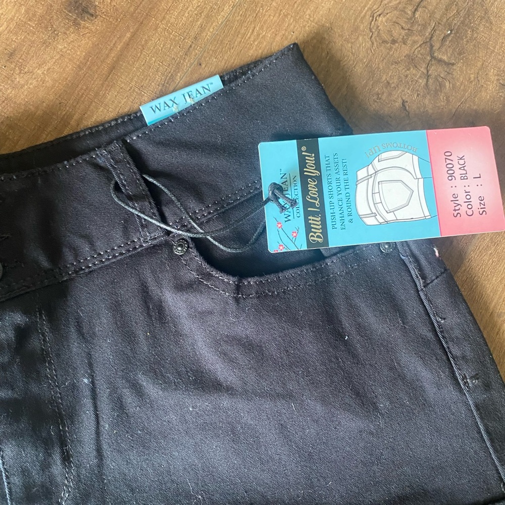 NWT Wax shorts black - Picture 2 of 4